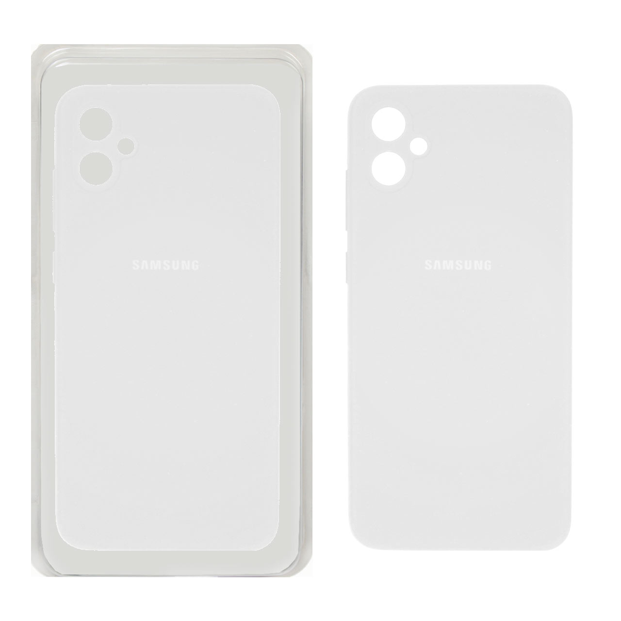 قاب سیلیکونی پاک کنی اورجینال Samsung Galaxy A05 - سفید (پک اصلی)